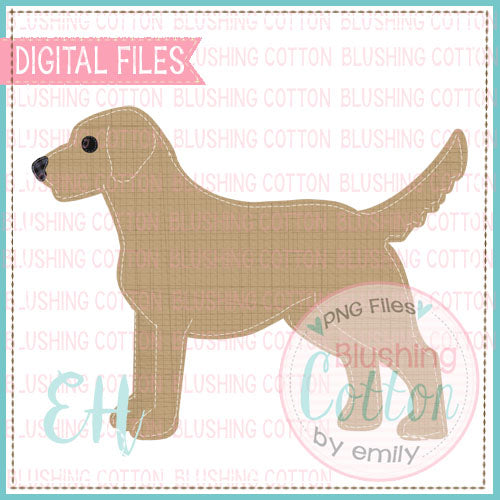 VINTAGE GOLDEN LAB DESIGN  BCEH