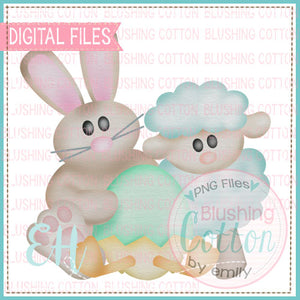 WATERCOLOR EASTER FRIENDS DESIGN   BCEH