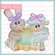Load image into Gallery viewer, WATERCOLOR EASTER GIRL FRIENDS DESIGN  BCEH