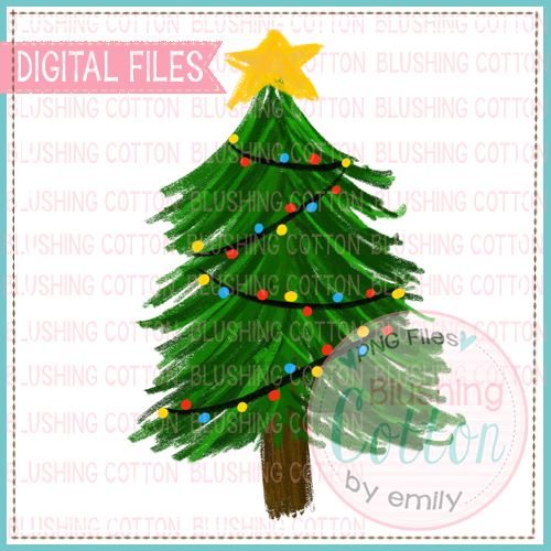 CHALKY CHRISTMAS TREE BCEH