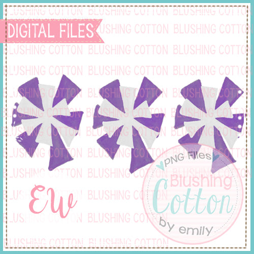 POMPOMS PURPLE AND WHITE DESIGN WATERCOLOR PNG BCEW87