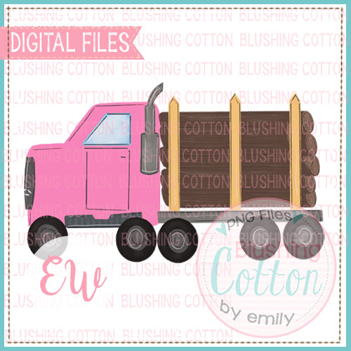 PINK LOG TRUCK DESIGN    BCEW