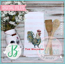 Load image into Gallery viewer, TEA TOWEL CHICKEN ACCENT MOCK UP FLAT LAY PHOTO BCJZ