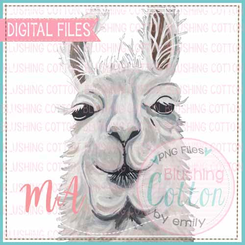 LLAMA WATERCOLOR DESIGN BCMA