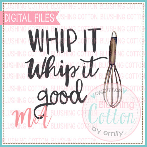 WHIP IT WATERCOLOR DESIGN BCMA