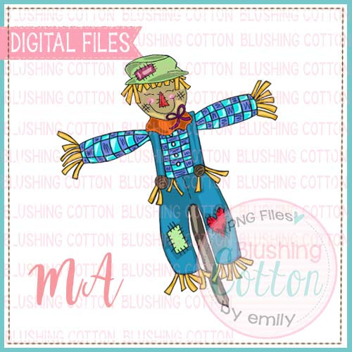 SCARECROW FULL BODY WATERCOLOR DESIGN BCMA