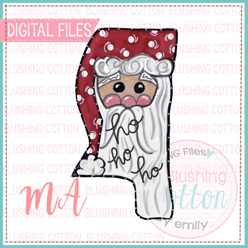 MISSISSIPPI SANTA WITH HO HO HO   BCMA