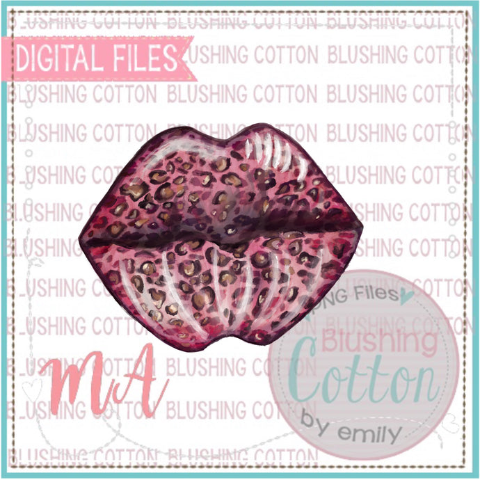 LEOPARD PRINT LIPS   BCMA
