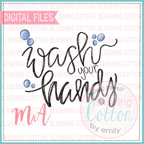WASHING YOUR HANDS DESIGN  BCMA