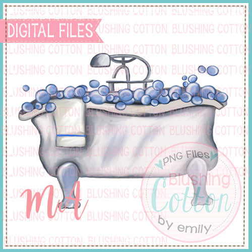 BATHTUB WITH BUBBLES DESIGN  BCMA