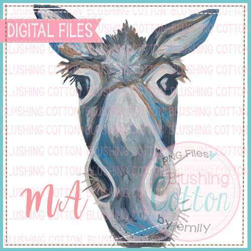 DONKEY WATERCOLOR DESIGN BCMA