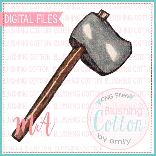 KNOME AXE WATERCOLOR DESIGN BCMA