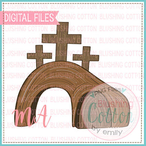 Empty Tomb Watercolor PNG Design    BCMA