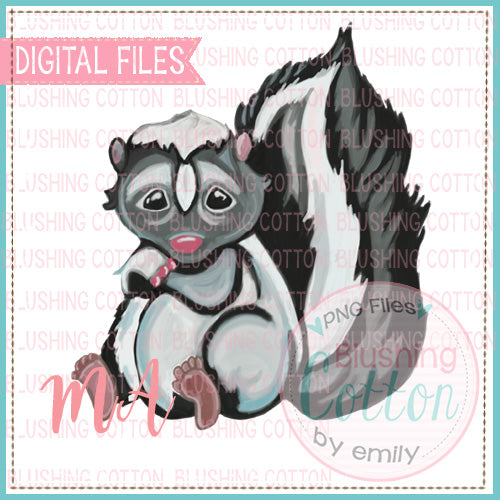 SKUNK WATERCOLOR DESIGN BCMA