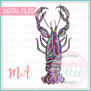 COLORFUL CRAWFISH DESIGN   BCMA