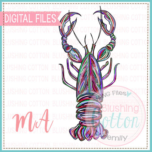 COLORFUL CRAWFISH DESIGN   BCMA