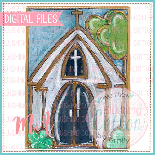 Mini Chapel PNG Watercolor Design   BCMA