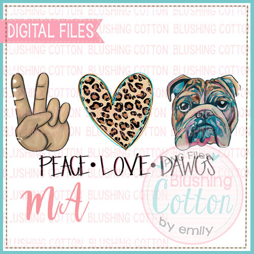 PEACE LOVE DAWGS 2 DESIGN   BCMA