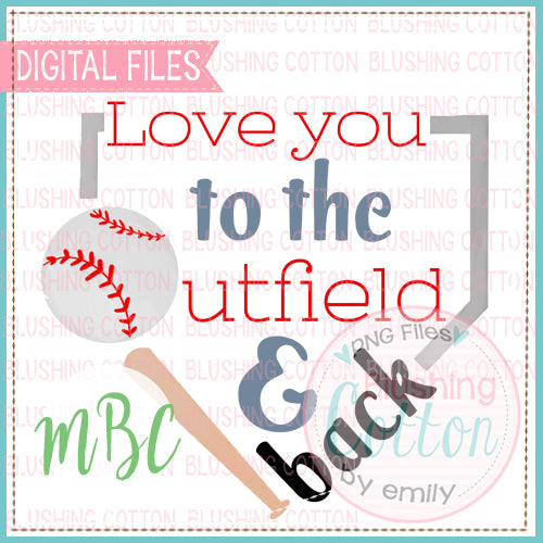 BASEBALL VALENTINE WATERCOLOR DESIGN BCMBC