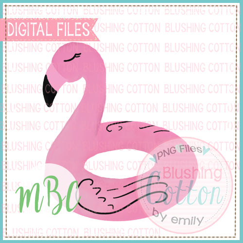 FLAMINGO FLOAT WATERCOLOR DESIGN BCMBC