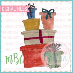 GIFTS WATERCOLOR DESIGN BCMC