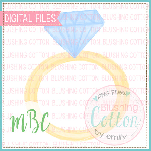 DIAMOND RING WATERCOLOR DESIGN BCMBC