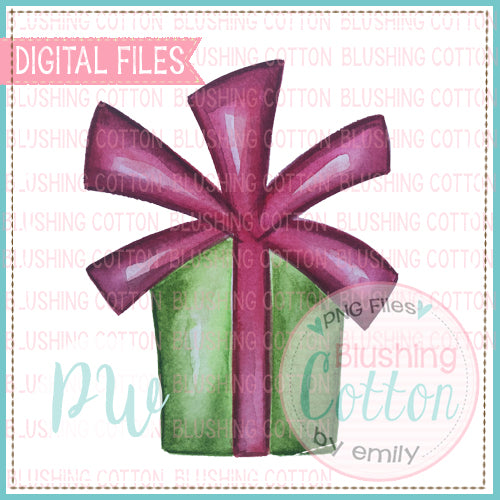 CHRISTMAS GIFT 1 DESIGN WATERCOLOR PNG BCPW