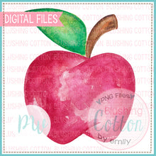 Load image into Gallery viewer, APPLE WATERCOLOR PNG