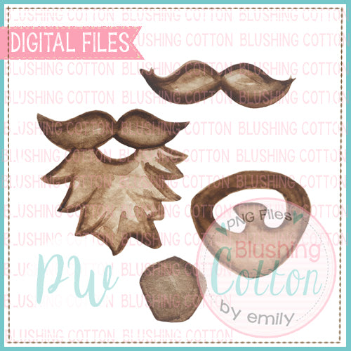 STICK FIGURE FACIAL HAIR ADD ONS DESIGN BUNDLE   BCPW