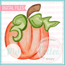 Load image into Gallery viewer, PERFECT PUMPKIN WATERCOLOR ART PNG