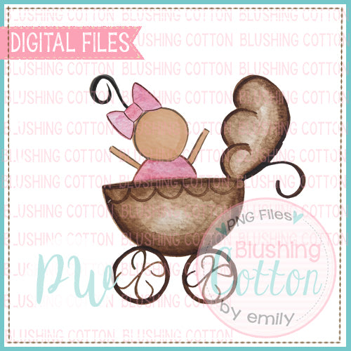 STICK FIGURE BABY GIRL MEDIUM SKIN TONE BCPW