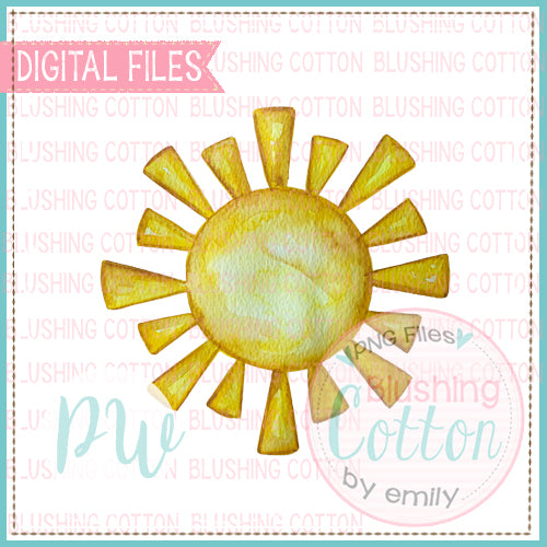 SUN WATERCOLOR DESIGN BCPW