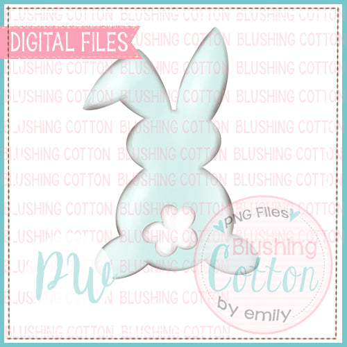 PEEP BUNNY BLUE WATERCOLOR DESIGN BCPW