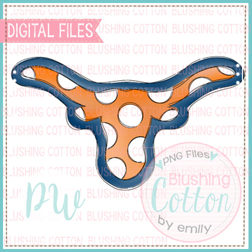 LONG HORN 1 WATERCOLOR DESIGN BCPW