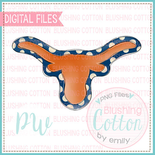 LONG HORN 2 WATERCOLOR DESIGN BCPW