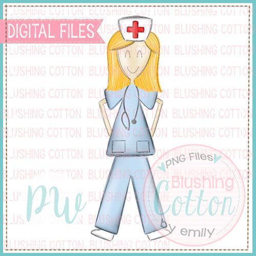 NURSE BLONDE HAIR DESIGN  BCPW