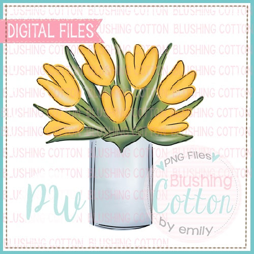 Tulips PNG Watercolor Design   BCPW