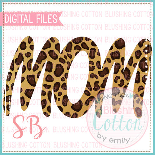 MOM LEOPARD PRINT DESIGN BCSB
