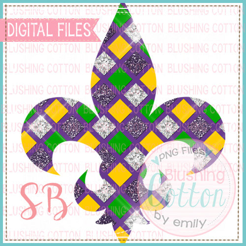 FLEUR DE LIS MARDI GRAS 2 DESIGN FOR PRINTING AND OTHER CRAFTS BCSB