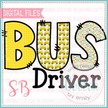 Load image into Gallery viewer, BUS DRIVER DOODLE DESIGN BCSB