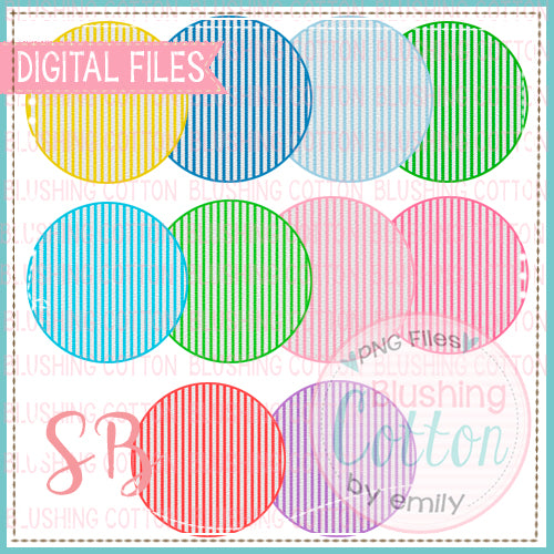 SEERSUCKER CIRCLE BACKGROUND  BUNDLE BCSB
