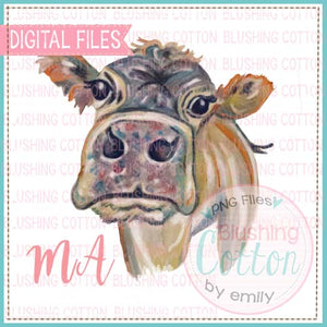 NEW COW WATERCOLOR DESIGN  BCMA