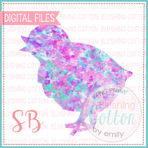 CHICK SPECKLED WATERCOLOR DESIGN BCSB