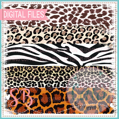ANIMAL PRINT BRUSH STROKE 1 BACKGROUND BCSB