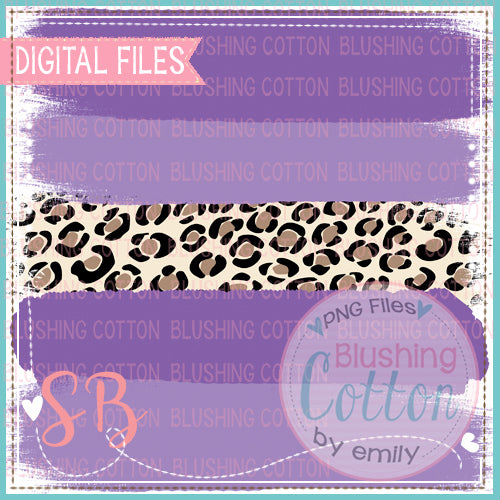 VIOLET CHEETAH  BRUSH STROKE  BACKGROUND BCSB