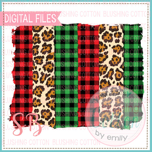 CHRISTMAS BRUSHSTROKE 3 FRAME BCSB
