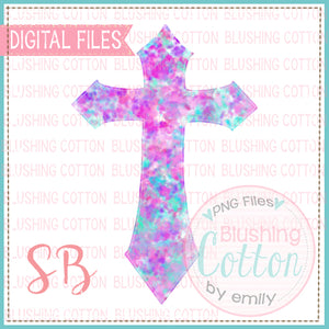 CROSS SPECKLED WATERCOLOR DESIGN BCSB