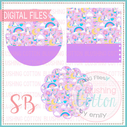 UNICORN BACKGROUND BUNDLE   BCSB