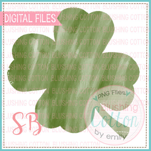 SHAMROCK 1 WATERCOLOR PNG DESIGN FOR PRINTING AND OTHER CRAFTS