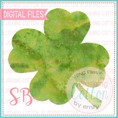 SHAMROCK 2 WATERCOLOR DESIGN BCSB